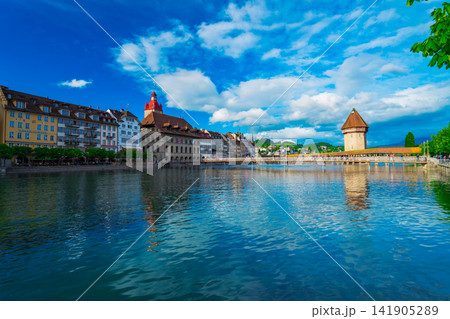 スイスのルツェルンの美しい風景 スイスのルツェルンの美しい風景 141905289