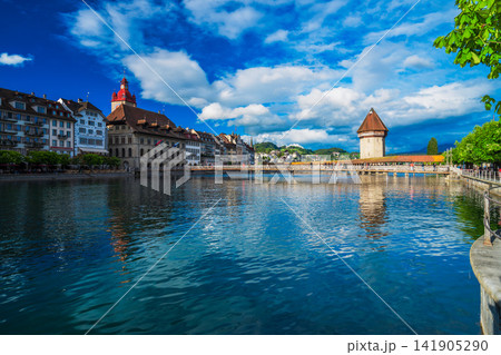 スイスのルツェルンの美しい風景 141905290