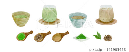 抹茶とほうじ茶のセット 抹茶とほうじ茶のセット 141905438