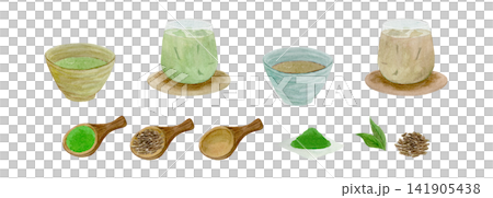 抹茶とほうじ茶のセット 抹茶とほうじ茶のセット 141905438