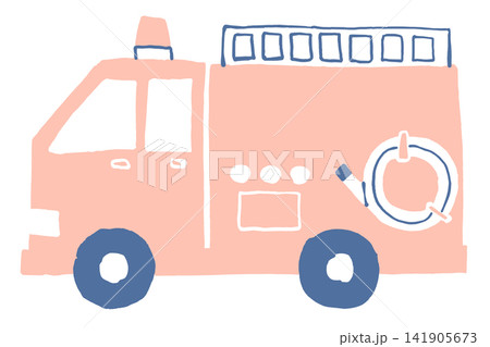 消防車のイラスト 141905673