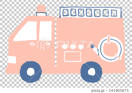 消防車のイラスト 141905673