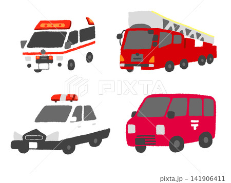 はたらく車のイラストたち はたらく車のイラストたち 141906411