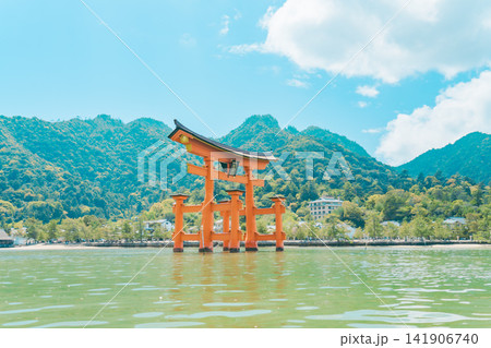 広島の厳島神社の風景 広島の厳島神社の風景 141906740