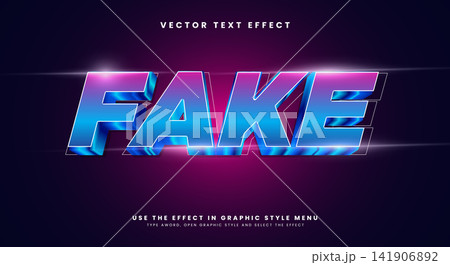 Fake 3D editable Text effect Template Fake 3D editable Text effect Template 141906892
