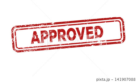 Approved stamp with grunge rubber 3d editable text effect Approved stamp with grunge rubber 3d editable text effect 141907088