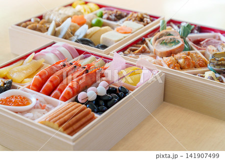 お節料理 3段重 お節料理 3段重 141907499