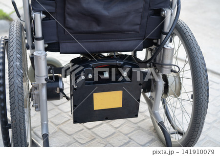 Battery power electric wheelchair increased mobility for disability or elderly patient. Battery power electric wheelchair increased mobility for disability or elderly patient. 141910079