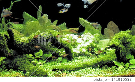 水草水槽と熱帯魚 水草水槽と熱帯魚 141910558
