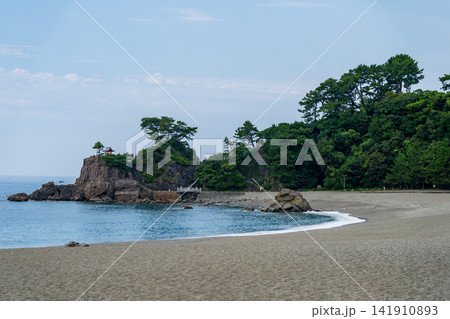 高知県・桂浜の風景 高知県・桂浜の風景 141910893