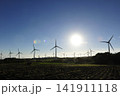 布引高原の風力発電風車 141911118