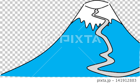 富士山のイラスト 富士山のイラスト 141912883