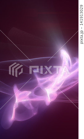 Abstract purple plasma flow with translucent glowing shapes, soft light waves, and futuristic liquid energy. Abstract purple plasma flow with translucent glowing shapes, soft light waves, and futuristic liquid energy. 141913029