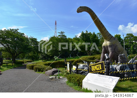 福井県南越前町 北陸自動車道下り線南条SAぷらっとパークの恐竜 福井県南越前町 北陸自動車道下り線南条SAぷらっとパークの恐竜 141914867