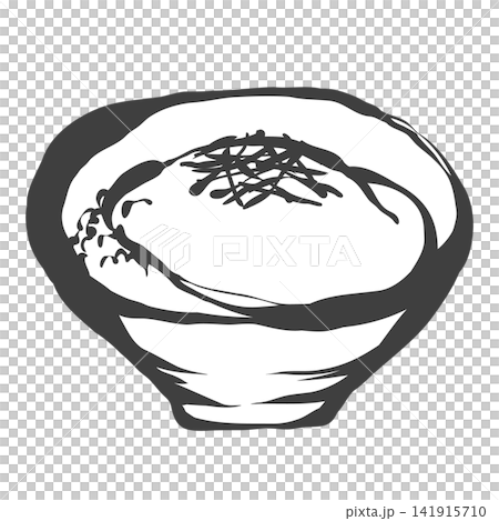 手繪筆觸風格的磨碎山藥米插圖 手繪筆觸風格的磨碎山藥米插圖 141915710
