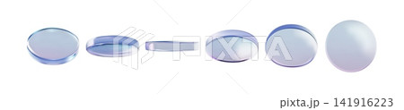 3D glass transparent round podium stands animation vector set, crystal disk pedestal cylinder plate, prism platform 3D glass transparent round podium stands animation vector set, crystal disk pedestal cylinder plate, prism platform 141916223