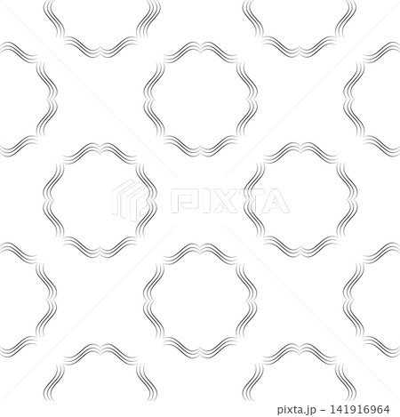 Stylish calligraphic wavy line ornamental seamless pattern. Abstract vintage flourish vignette seamless texture for fabric design, wallpapers, textile. Stylish calligraphic wavy line ornamental seamless pattern. Abstract vintage flourish vignette seamless texture for fabric design, wallpapers, textile. 141916964