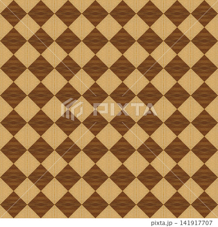 Repeating Walnut and Pine Wood Marquetry Compass Star Parquet Floor Repeating Walnut and Pine Wood Marquetry Compass Star Parquet Floor 141917707