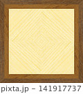 Walnut and Pine Wood Marquetry Compass Star Parquet Pattern Texture 141917737