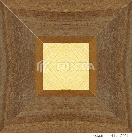 Walnut and Pine Wood Marquetry Compass Star Parquet Pattern Texture Walnut and Pine Wood Marquetry Compass Star Parquet Pattern Texture 141917741
