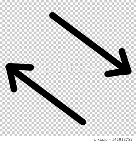 The exchange icon is represented by two thin arrows pointing to the upper left and lower right. The exchange icon is represented by two thin arrows pointing to the upper left and lower right. 141918752