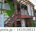 ツタに覆われた錆びついた廃墟 141918813