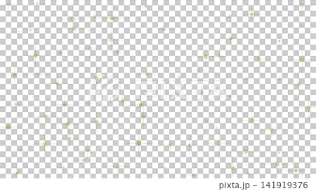 Seamless overlay with scattered shining gold glitter and twinkling stars on transparent background. Seamless overlay with scattered shining gold glitter and twinkling stars on transparent background. 141919376