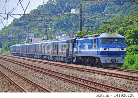 東海道本線 二宮ー大磯 EF210-111+ヨ8450+京成電鉄3200形3224編成+3228編成 東海道本線 二宮ー大磯 EF210-111+ヨ8450+京成電鉄3200形3224編成+3228編成 141920220