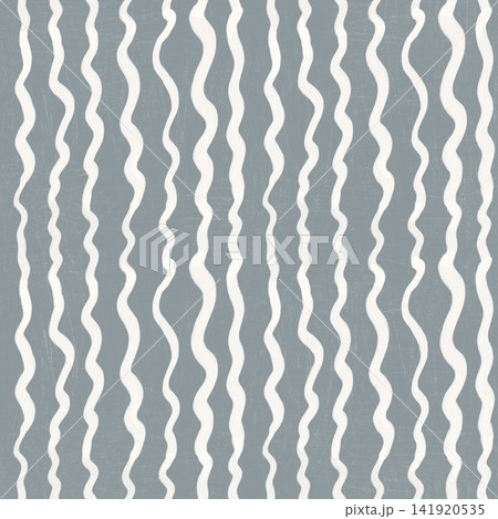 Hand drawn abstract striped seamless pattern in blue colors Hand drawn abstract striped seamless pattern in blue colors 141920535