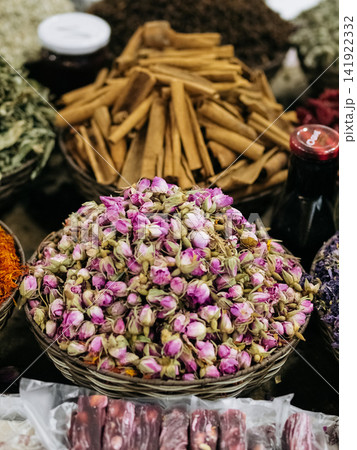 Spices in Baku market - Azerbaijan: seeds and other plant substance primarily used for flavoring or coloring food Spices in Baku market - Azerbaijan: seeds and other plant substance primarily used for flavoring or coloring food 141922332