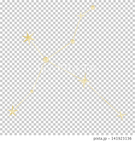 Cygnus watercolor constellation illustration on isolated background. Golden swan star map for astronomy, mythology, nursery decor, celestial collections and fantasy designs. Cygnus watercolor constellation illustration on isolated background. Golden swan star map for astronomy, mythology, nursery decor, celestial collections and fantasy designs. 141923136