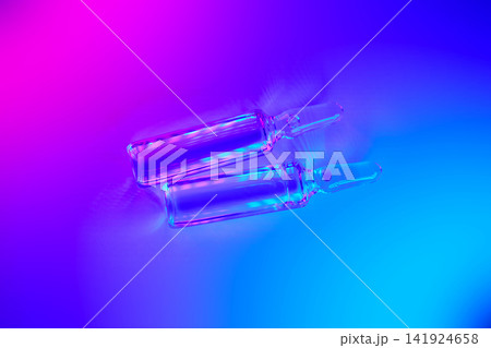 Ampoules representing medical weight loss innovation and pharmacology 141924658
