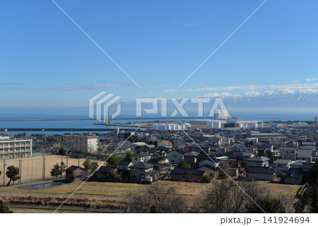 気多の杜 高志のみはらしからの眺望(富山県高岡市) 気多の杜 高志のみはらしからの眺望(富山県高岡市) 141924694