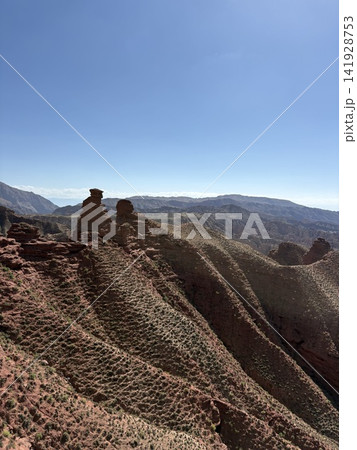 張掖　平山大峡谷　シルクロード　中国 141928753