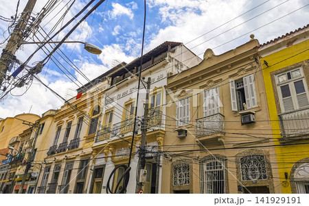 Rio de Janeiro Brazil Santa Teresa City Downtown Street and Cityscape. 141929191