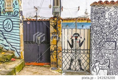 Rio de Janeiro Brazil City Street Art Graffiti and Paintings. Rio de Janeiro Brazil City Street Art Graffiti and Paintings. 141929200