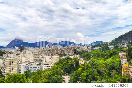 Rio de Janeiro Brazil City Buildings Cityscape and Mountain Panorama. Rio de Janeiro Brazil City Buildings Cityscape and Mountain Panorama. 141929205