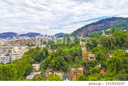 Rio de Janeiro Brazil City Buildings Cityscape and Mountain Panorama. Rio de Janeiro Brazil City Buildings Cityscape and Mountain Panorama. 141929207
