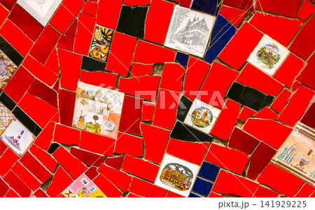 Escadaria Selaron stairs staircase Germany mosaic tiles Rio de Janeiro Brazil. Escadaria Selaron stairs staircase Germany mosaic tiles Rio de Janeiro Brazil. 141929225