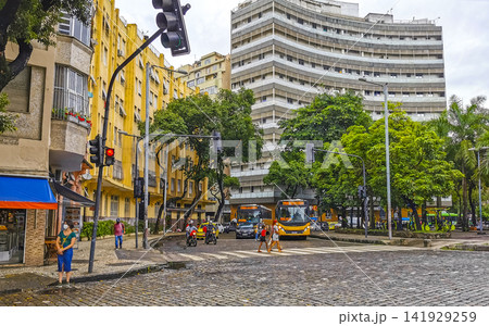Rio de Janeiro Brazil Santa Teresa City Downtown Street and Cityscape. Rio de Janeiro Brazil Santa Teresa City Downtown Street and Cityscape. 141929259