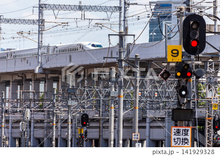 都市インフラと日本の鉄道輸送・高架を走る新幹線 都市インフラと日本の鉄道輸送・高架を走る新幹線 141929328