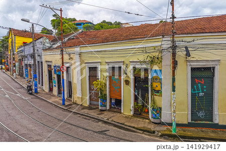 Rio de Janeiro Brazil Santa Teresa City Downtown Street and Cityscape. Rio de Janeiro Brazil Santa Teresa City Downtown Street and Cityscape. 141929417