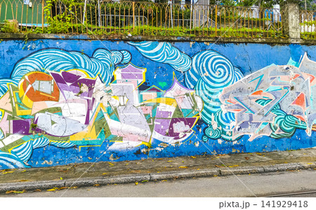 Rio de Janeiro Brazil City Street Art Graffiti and Paintings. 141929418