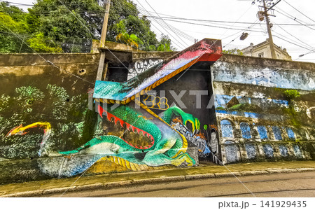 Rio de Janeiro Brazil City Street Art Graffiti and Paintings. Rio de Janeiro Brazil City Street Art Graffiti and Paintings. 141929435