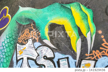 Rio de Janeiro Brazil City Street Art Graffiti and Paintings. Rio de Janeiro Brazil City Street Art Graffiti and Paintings. 141929436
