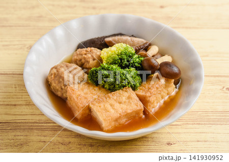 厚揚げと野菜の煮物 厚揚げと野菜の煮物 141930952