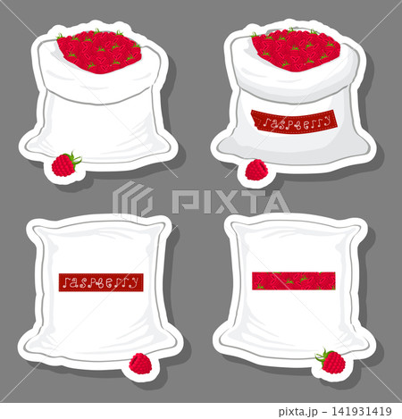 Sacks with natural food 141931419
