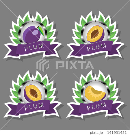 Sweet juicy tasty natural eco product plum Sweet juicy tasty natural eco product plum 141931421