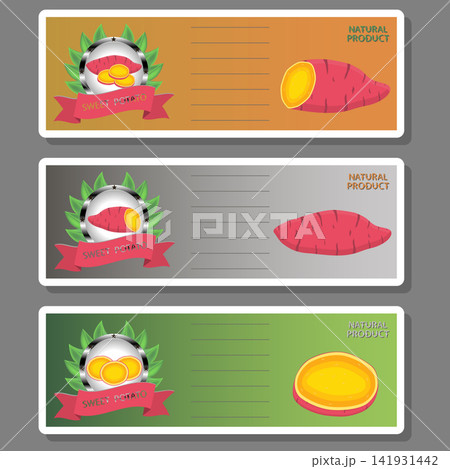 Whole vegetable sweet potato Whole vegetable sweet potato 141931442