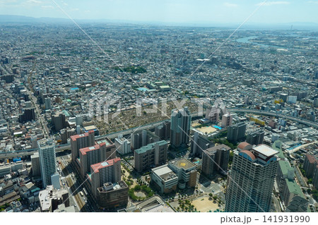 あべのハルカス展望台から360度の眺め(2026年8月撮影) あべのハルカス展望台から360度の眺め(2026年8月撮影) 141931990